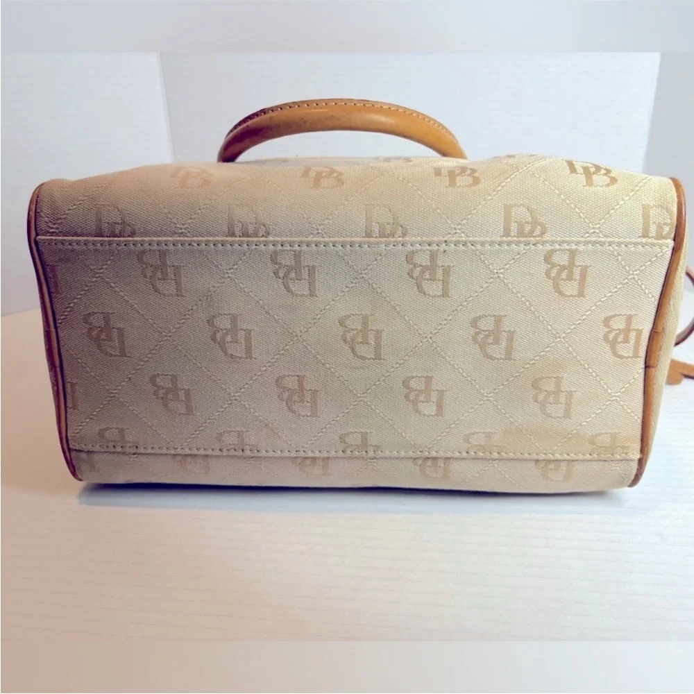Dooney & Bourke Beige and Tan Satchel - Picture 8 of 13